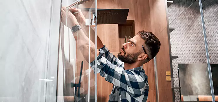 Replace Shower Doors with Frameless Granite Bay